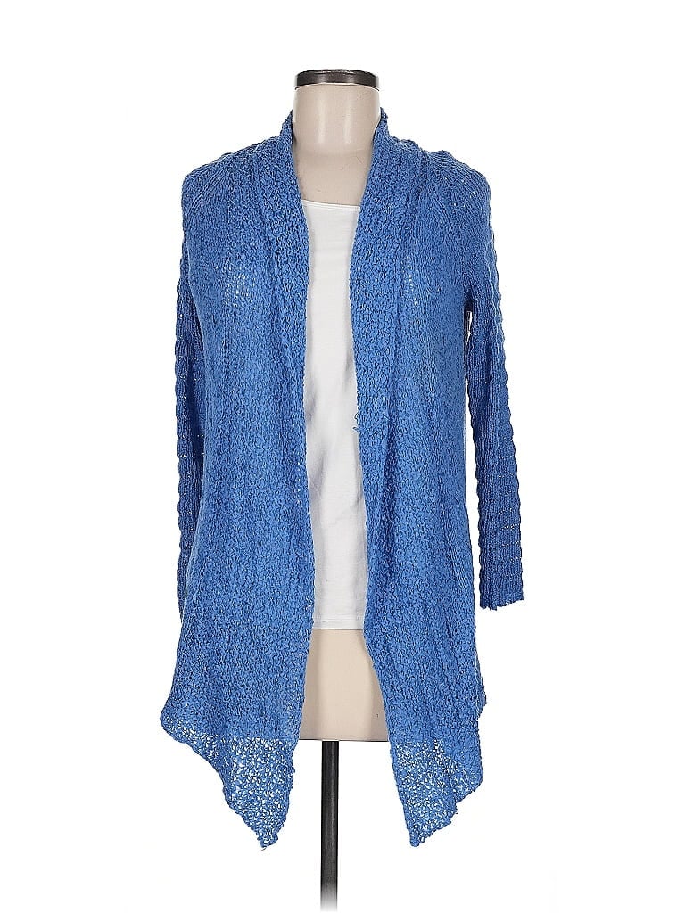Pre-owned Thesis Cardigan Sweater In Blue