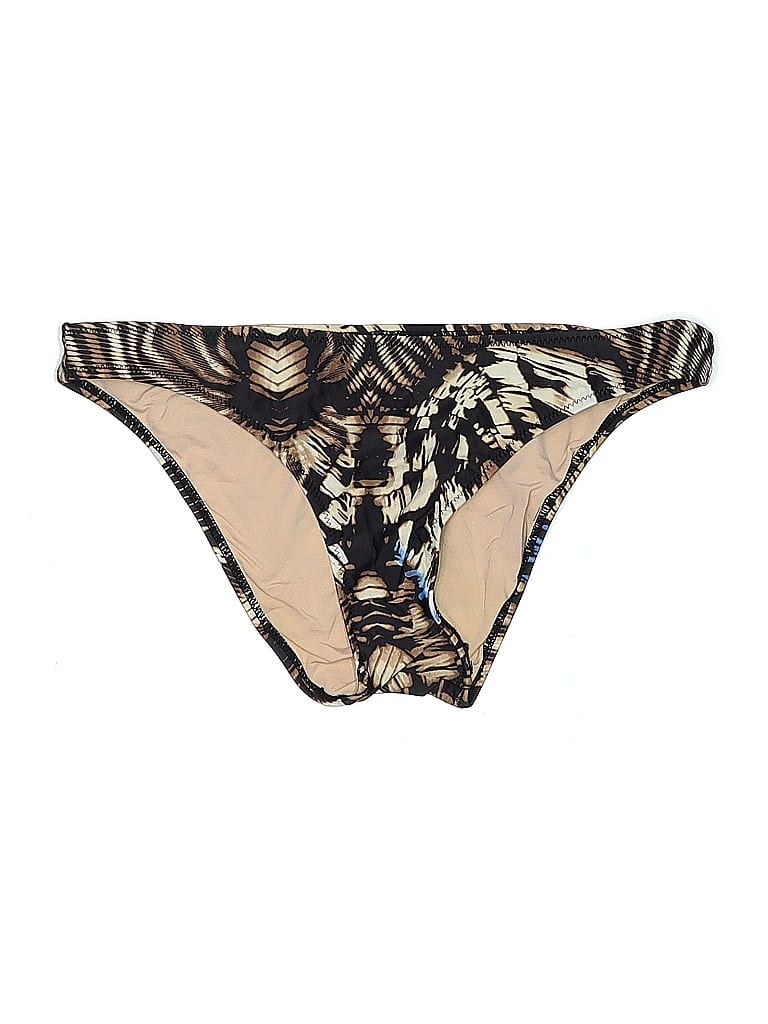 Cyn & Luca Animal Print Gold Swimsuit Bottoms Size L - photo 1