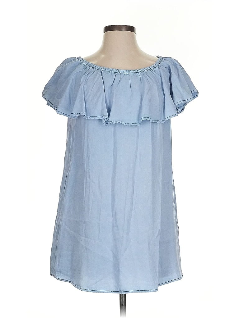 Pre-owned Flawless Casual Dress In Blue