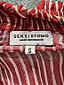 Sensi Studio Stripes Red Casual Dress Size S - photo 3
