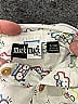 Mick Mack Ltd 100% Cotton Print White Short Sleeve Onesie Size 6-9 mo - photo 3
