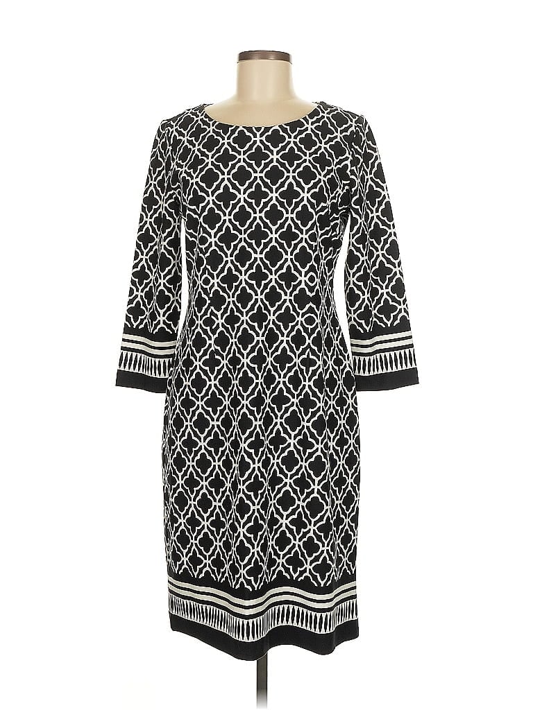 Pre-owned Talbots Casual Dress In Black