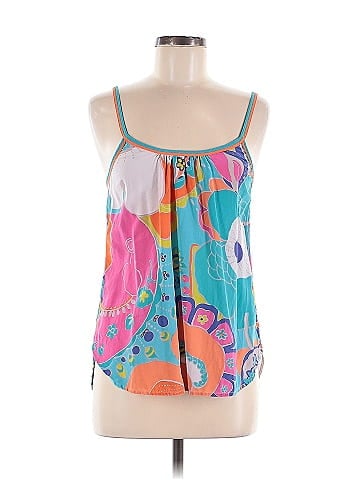 Trina Turk Sleeveless Silk Top (view 1)