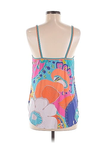 Trina Turk Sleeveless Silk Top (view 2)