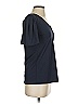 Ann Taylor 100% Polyester Blue Short Sleeve Top Size XS - photo 4