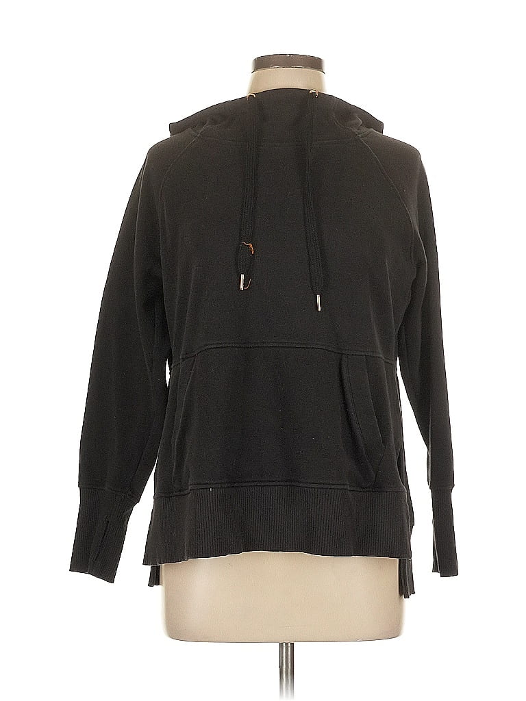 Pre-owned Athletic Works Pullover Hoodie In Black