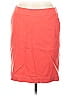 Merona 100% Polyester Solid Orange Casual Skirt Size 6 - photo 1