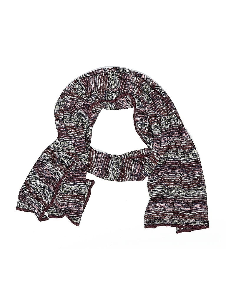 Pre-owned Unbranded Scarf In Burgundy
