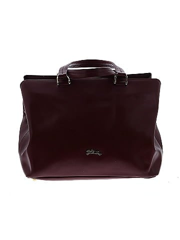 Longchamp Leather Satchel (view 1)