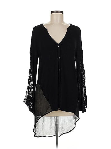 August Silk Long Sleeve Blouse (view 1)