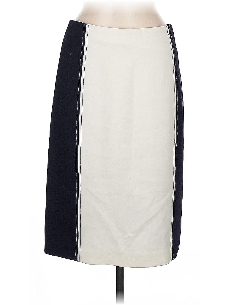 Pre-owned Ann Taylor Formal Skirt In White