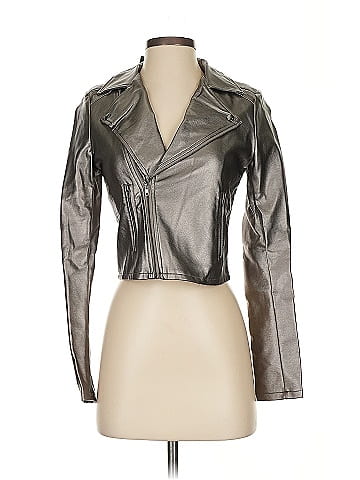 Material Girl Faux Leather Jacket (view 1)