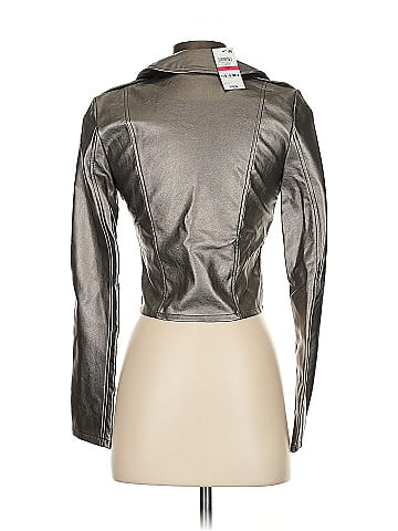 Material Girl Faux Leather Jacket (view 2)