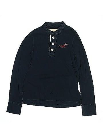 Hollister Long Sleeve Henley (view 1)