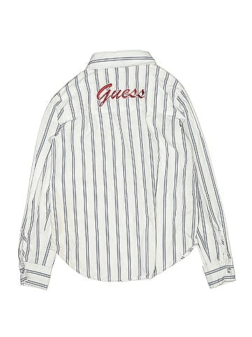 Guess Kids Long Sleeve Button-Down Shirt (view 2)
