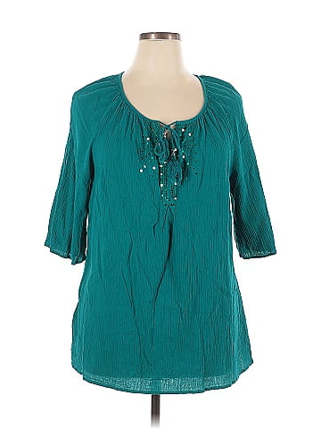 Catherines 3/4 Sleeve Blouse (view 1)