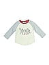 Hallmark 100% Cotton Ivory White 3/4 Sleeve T-Shirt Size 6-12 mo - photo 1