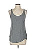 Fossil 100% Rayon Gray Tank Top Size L - photo 1