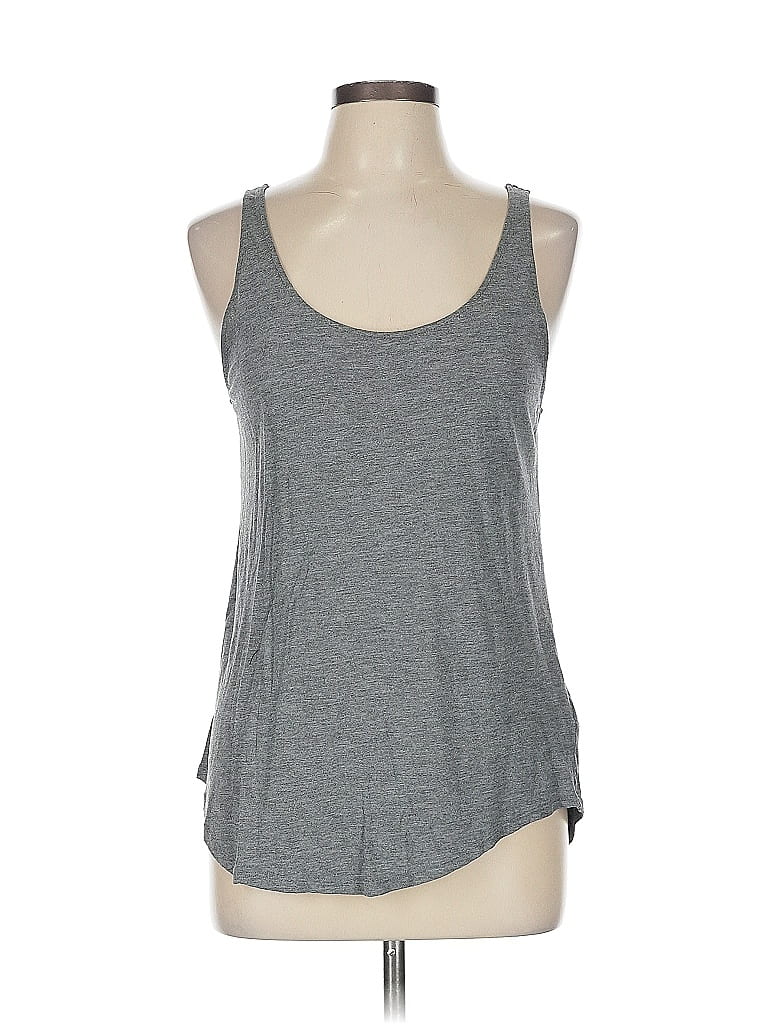 Fossil 100% Rayon Gray Tank Top Size L - photo 1