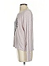 Basic House Hearts Gray Tan Long Sleeve T-Shirt Size S - photo 4