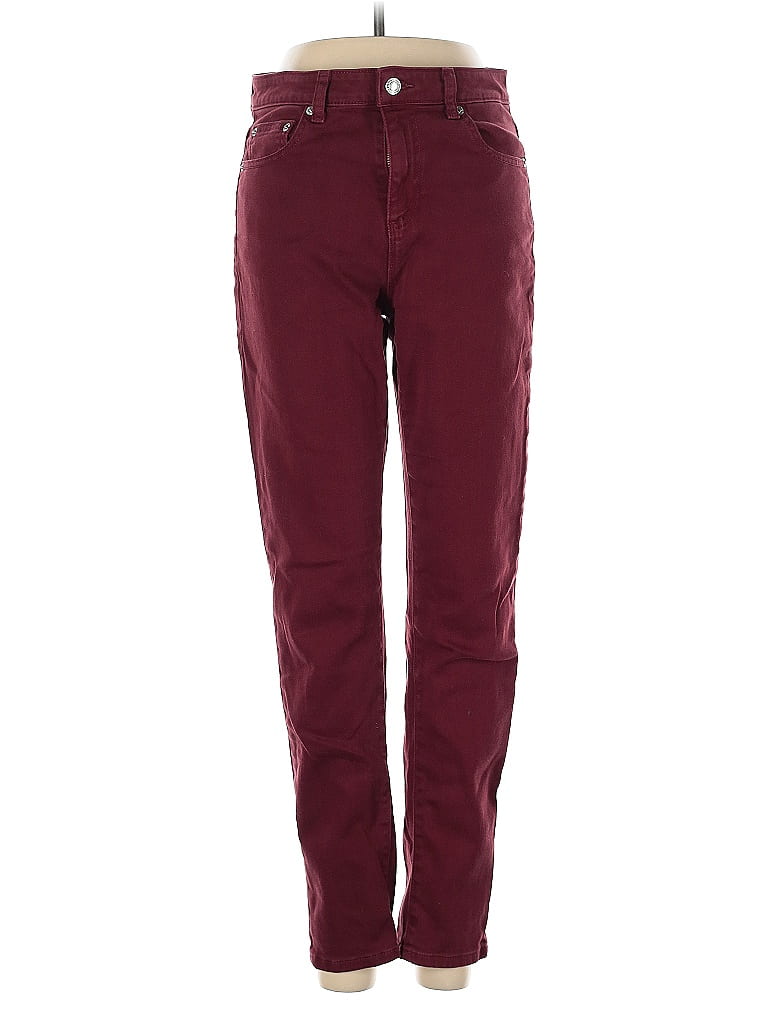 Pre-owned Michael Michael Kors Jeans In Burgundy