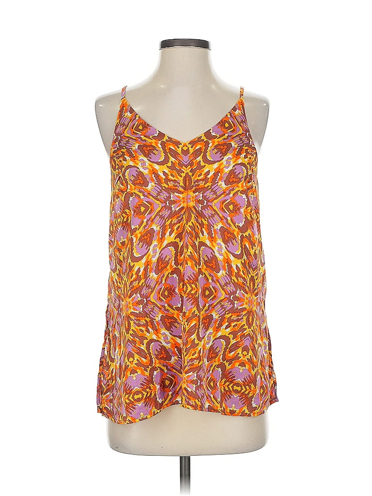 Pre-owned Joie Sleeveless Blouse In Orange