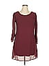 Speechless 100% Polyester Solid Burgundy Casual Dress Size XL - photo 1