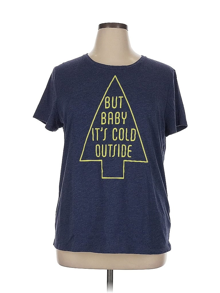 Old Navy Blue Short Sleeve T-Shirt Size XL - photo 1