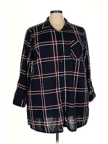 New York Laundry 3/4 Sleeve Blouse (view 1)