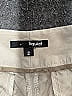 Liquid 100% Silk Solid Green Khaki Shorts Size 2 - photo 3