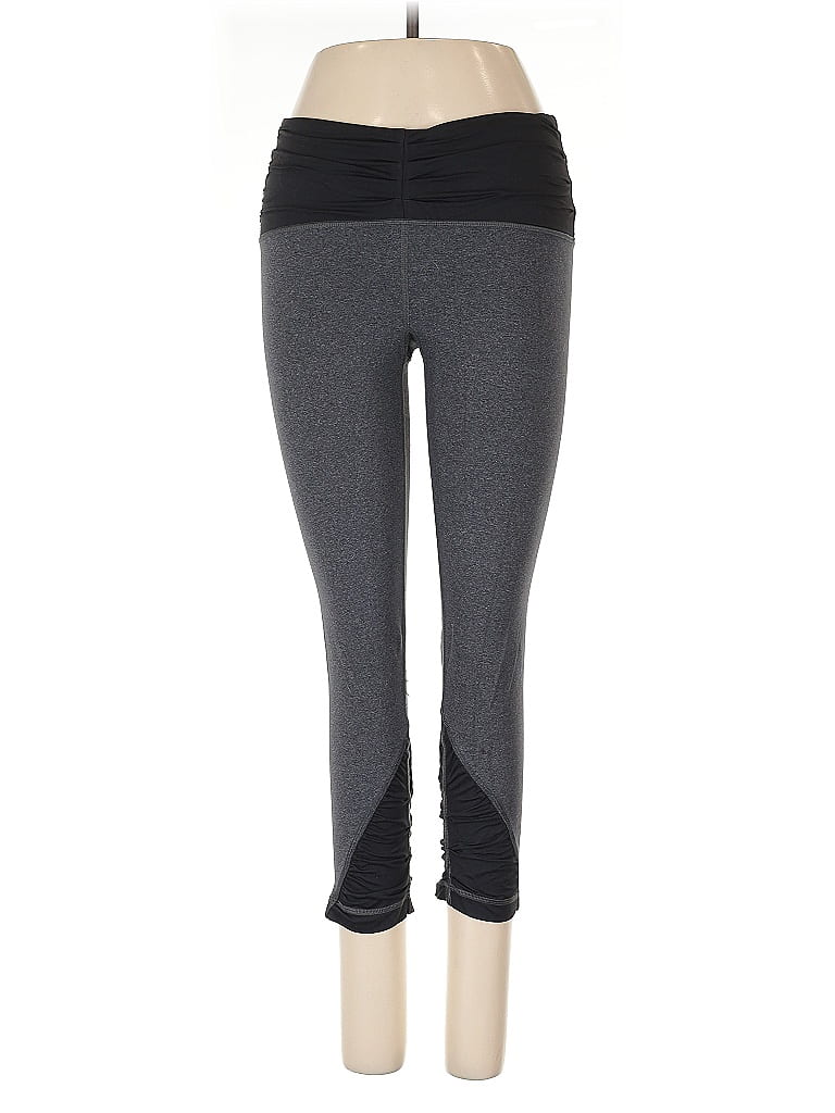 Pre-owned Lululemon Athletica Active Pants In Gray