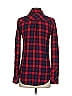 Rails 100% Rayon Plaid Red Long Sleeve Button-Down Shirt Size XS - photo 2