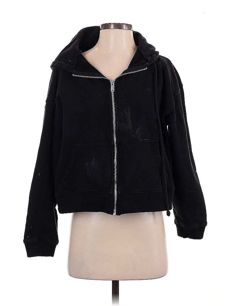 Pre-owned Set Zip Up Hoodie In Black