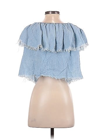 Mumu Blue Sleeveless Blouse (view 2)