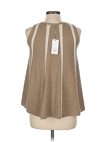 Socapri Sleeveless Silk Top (view 2)