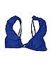 Unbranded Solid Blue Swimsuit Top Size S - photo 1