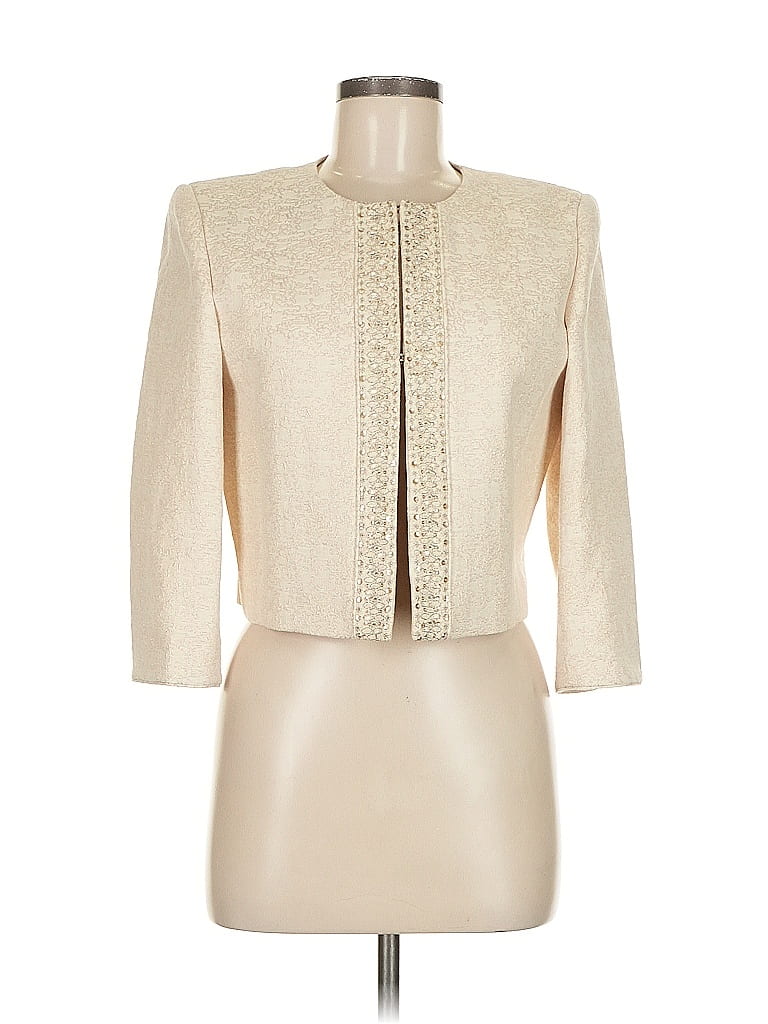 Tahari by ASL Ivory Jacket Size 6 74 off ThredUp
