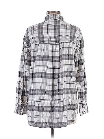 American Eagle Outfitters Long Sleeve Button-Down Shirt (view 2)