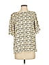 Ann Taylor Factory 100% Polyester Ivory Short Sleeve Blouse Size S - photo 1