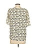 Ann Taylor Factory 100% Polyester Ivory Short Sleeve Blouse Size S - photo 2