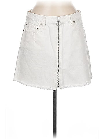 We the Free Denim Skirt (view 1)