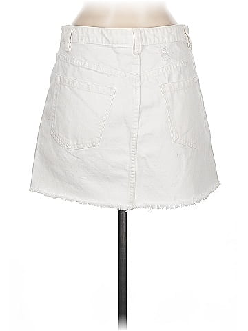 We the Free Denim Skirt (view 2)