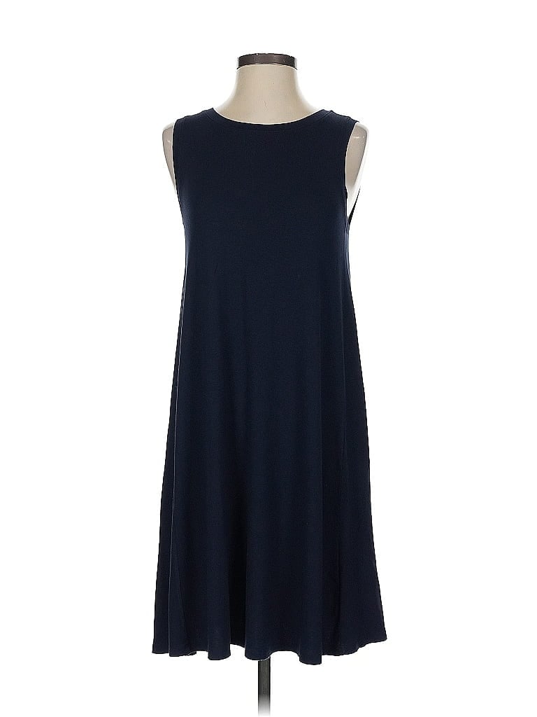 Pre-owned Ann Taylor Loft Outlet Casual Dress In Blue