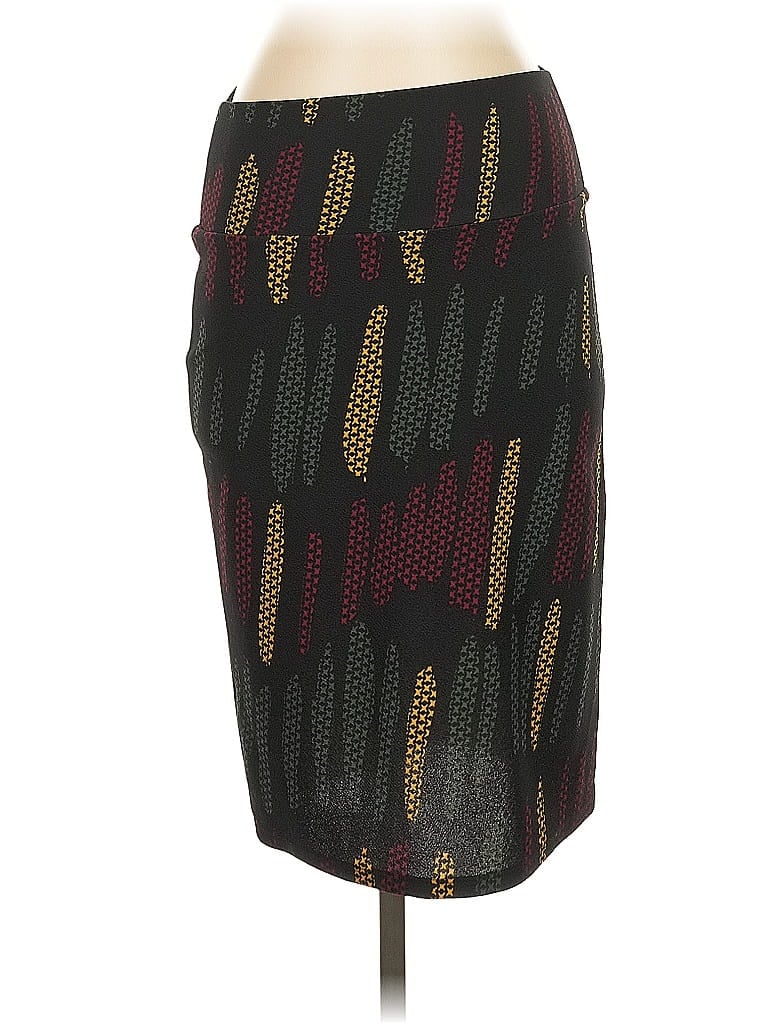 Pre-owned Lularoe Casual Skirt In Burgundy