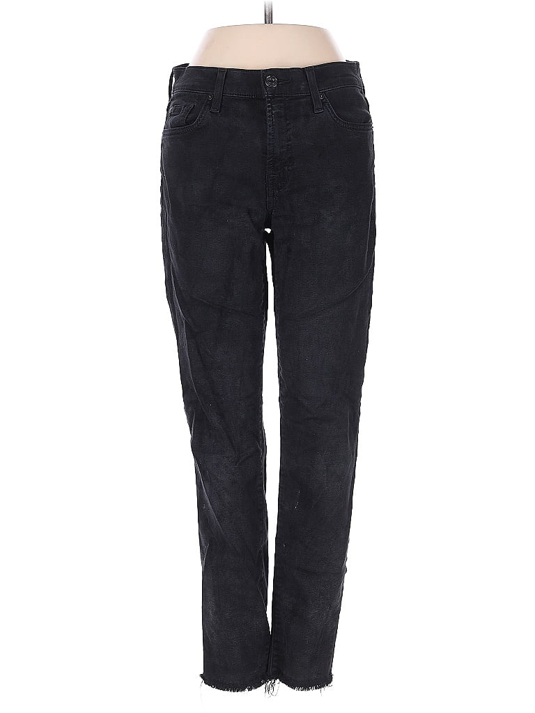 Pre-owned 7 For All Mankind Jeans In Black