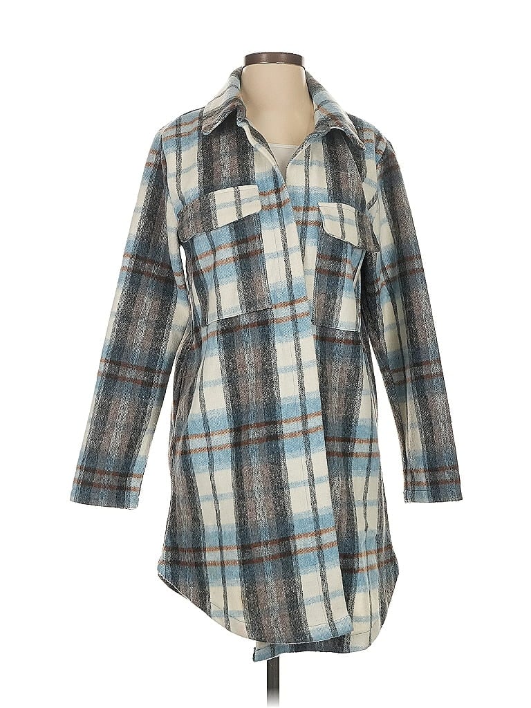 Click to view more detailed imagery on our partner's website Pre-owned Melloday Coat In Blue