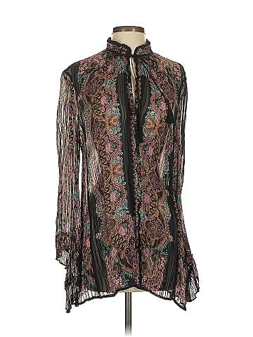 ETRO Long Sleeve Silk Top (view 1)