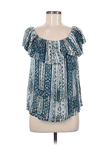Jasmine & Juliana Short Sleeve Blouse (view 1)
