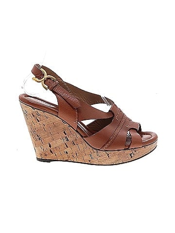 Chloé Leather Cork Wedges (view 1)