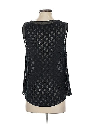 Elie Tahari Sleeveless Silk Top (view 2)